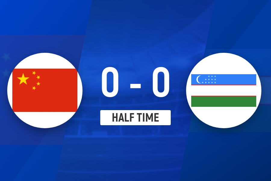 U16国足半场0-0乌兹别克，江宇涵神扑拒单刀